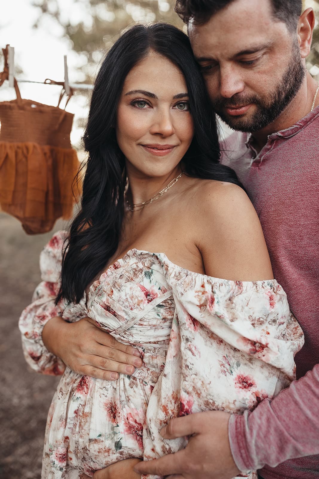 Dallas maternity photography session showcasing beautiful pregnancy portraits in natural light - Image 013